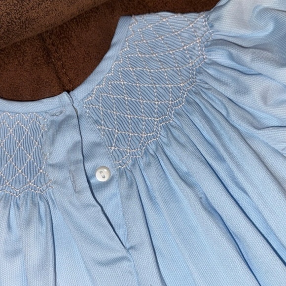 Blue Cross Smocked Dress - Picture 4 of 4